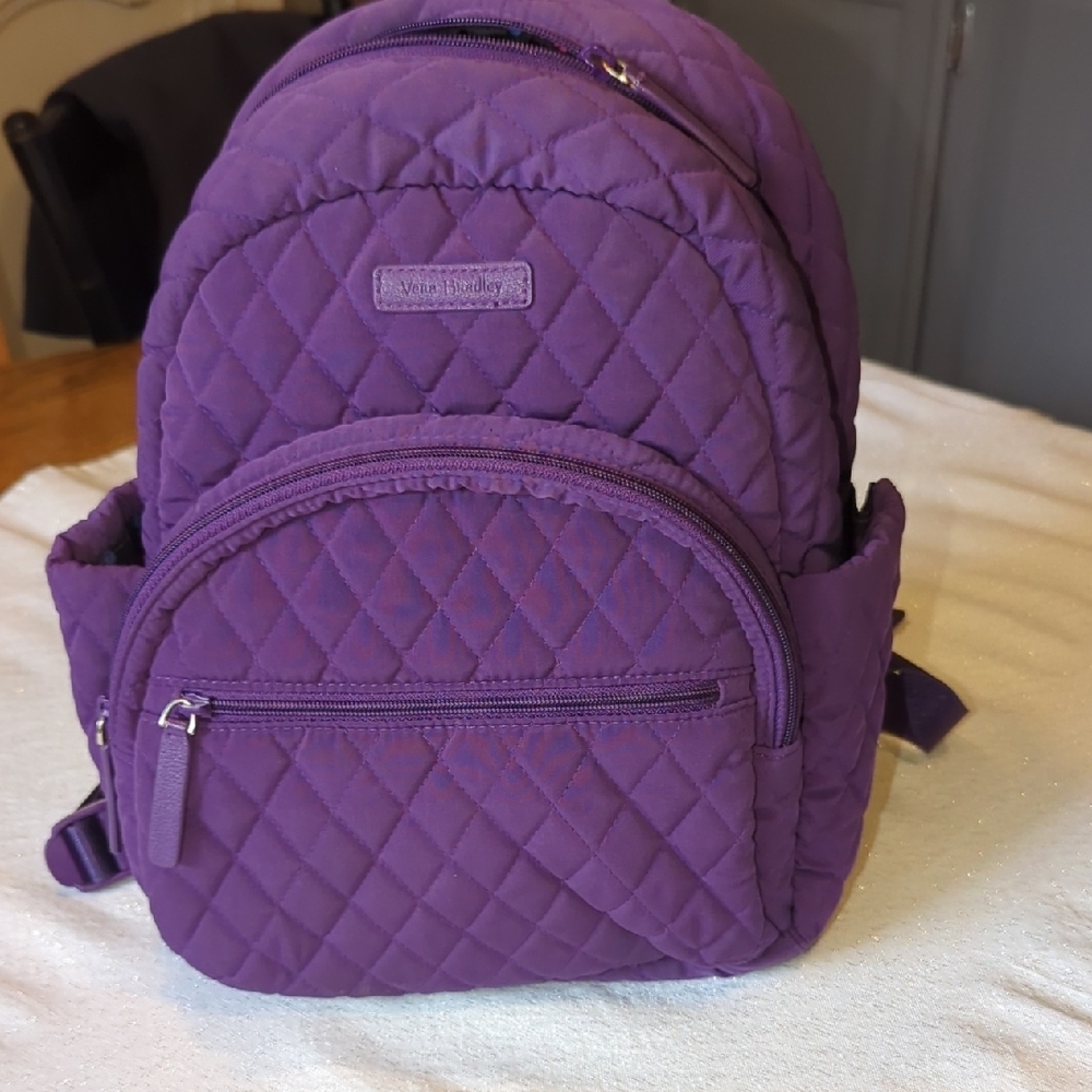 Vera Bradley Amethyst Quilted Backpack